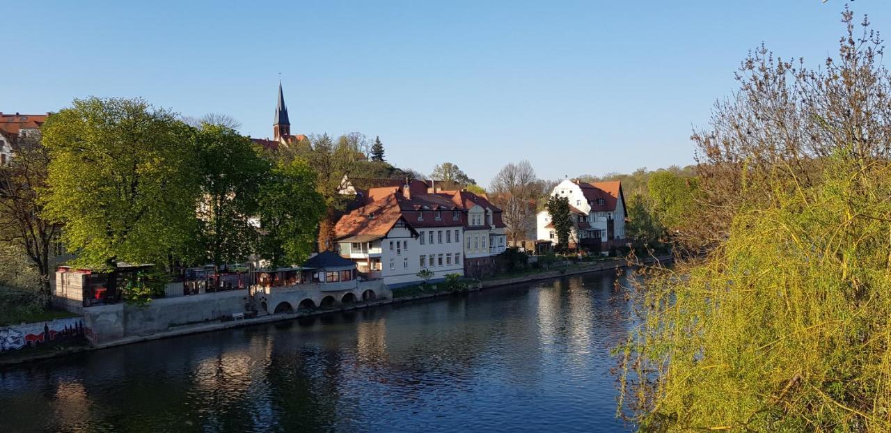 Tipp - Halle Idyllisch Am Fluss Krollwitz ภายนอก รูปภาพ